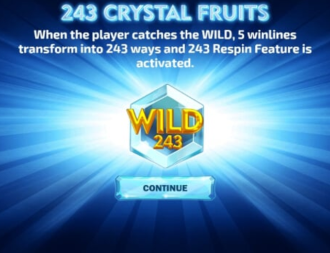 243 Crystal Fruits Wild SpinaSlots 