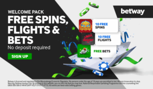 Betway Casino Welcome Bonus: Free Spins & Free Flights