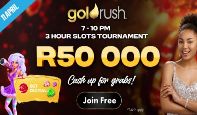 April Rush EGT Slots Tournament Goldrush SpinaSlots