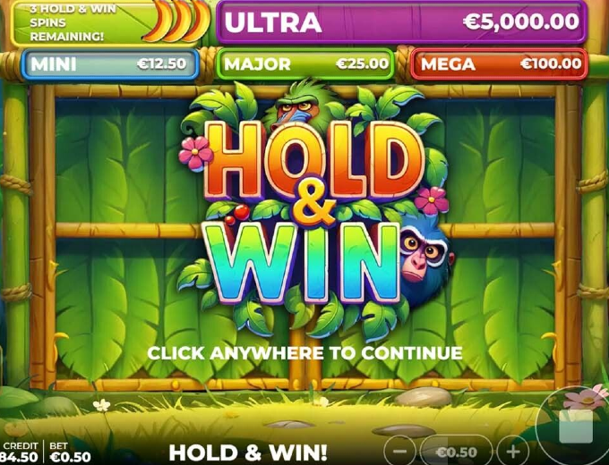 Bad Baboons Hold & Win SpinaSlots 