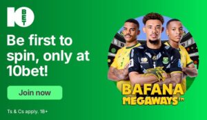 Exclusive Slot Bafana Megaways Arrives at 10bet!