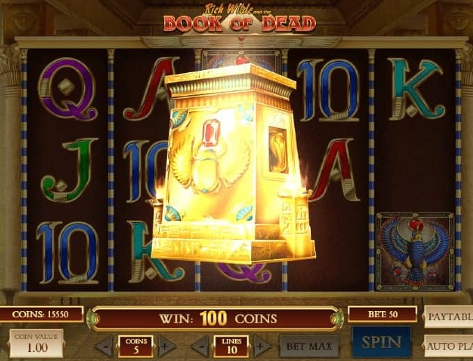 Book of Dead Bonus Game SpinaSlots