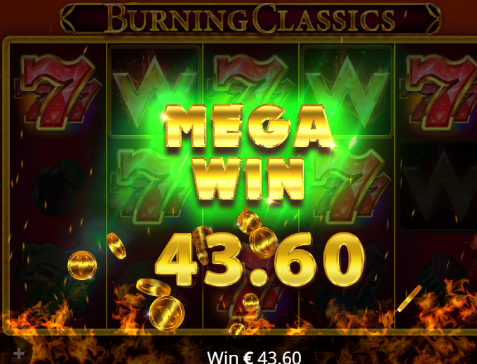Burning Classics Mega Win SpinaSlots