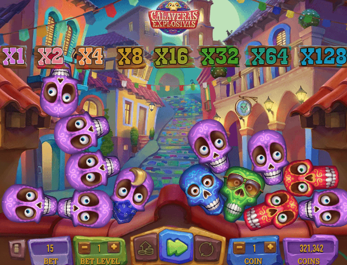 Calaveras Explosivas Skulls Multiplier SpinaSlots