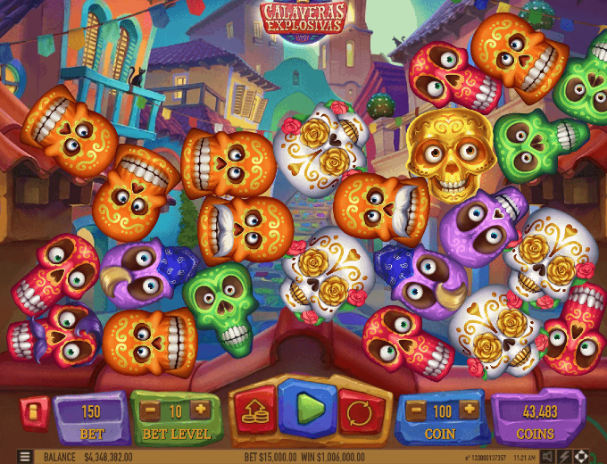 Calaveras Explosivas Skulls SpinaSlots