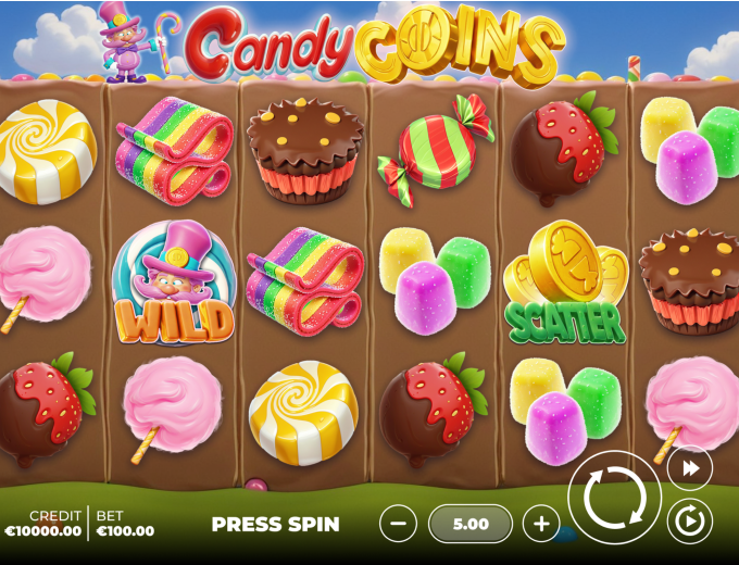 Candy Coins Reels SpinaSlots 