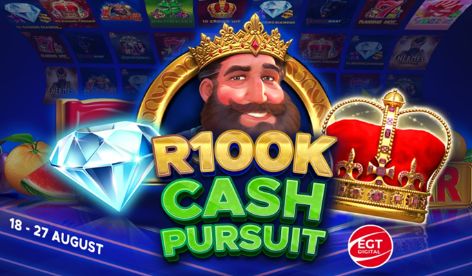 R100k Cash Pursuit Jackpot City SpinaSlots