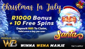 WanejoBets Christmas in July Promotion