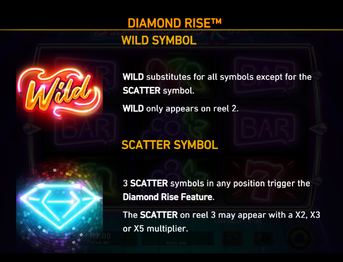 Diamond Rise Wild Symbol SpinaSlots 