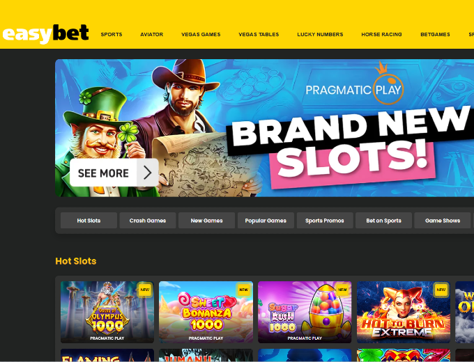 Easybet Home Page SpinaSlots