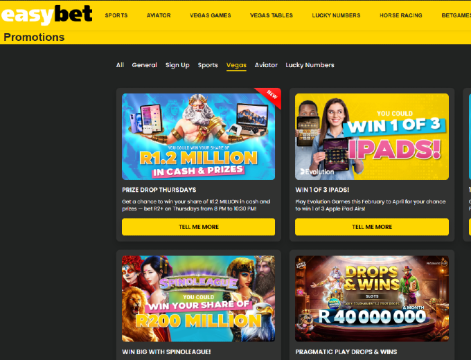 Easybet Promotions SpinaSlots