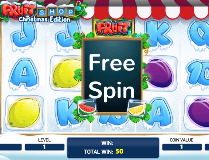 Fruit Shop Christmas Edition Free Spin SpinaSlots