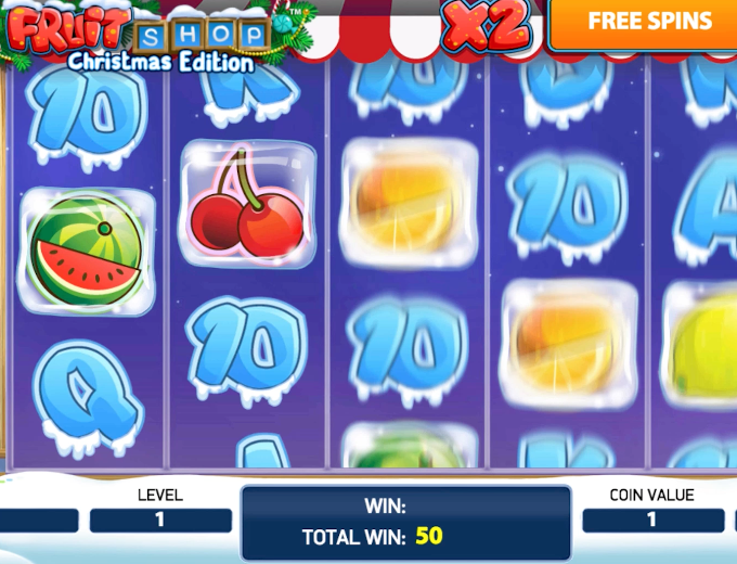 Fruit Shop Christmas Edition Free Spins SpinaSlots