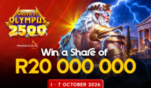 Gates of Olympus 2500 Prize Drop – Win Your Share of R20 Million