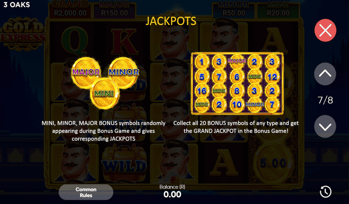 Gold Express Jackpots 