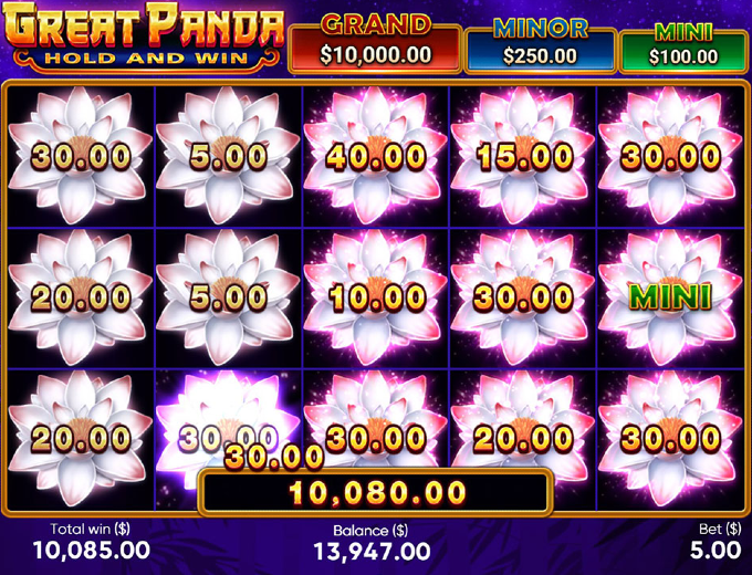Great Panda Lotus SpinaSlots