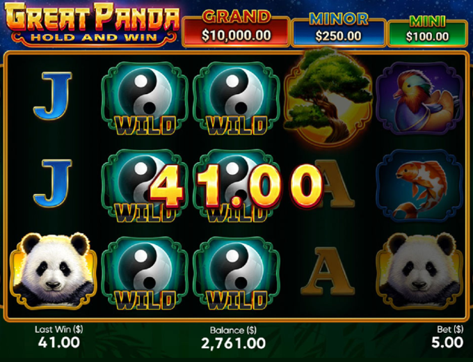 Great Panda Wild SpinaSlots