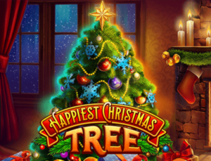 Happiest Christmas Tree Logo SpinaSlots