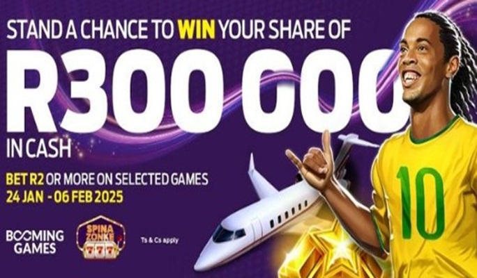 Hollywoodbets Booming Games R300000 Cash Reward