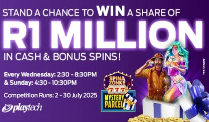 Hollywoodbets Mystery parcel July 2025 Spinaslots