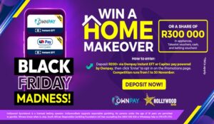 Hollywoodbets & Ownpay Black Friday Madness Competition