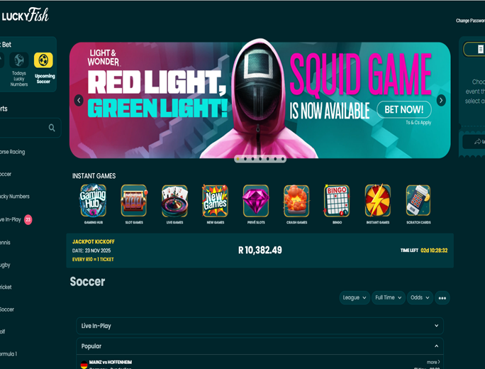 Lucky Fish Homepage new Spinaslots