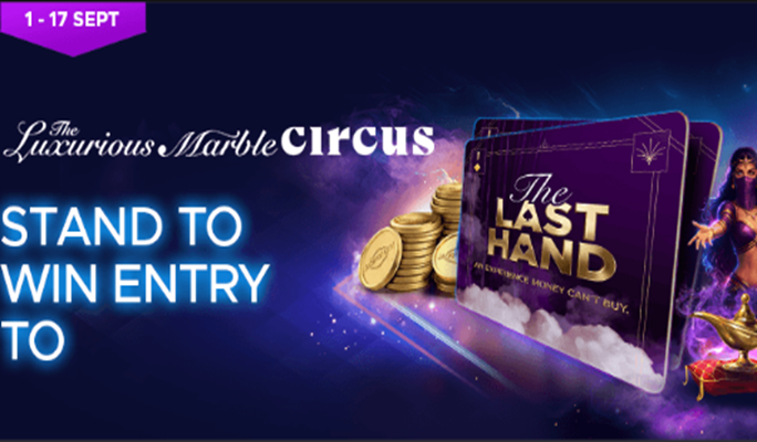 Jackpot City Luxurious Marble Circus Draw