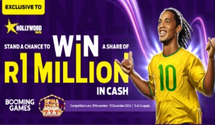 Ronaldinho Spins Hollywoodbets Promotion SpinaSlots