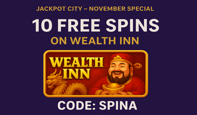 Special Jackpot City Free Spins No Deposit Bonus Spinaslots