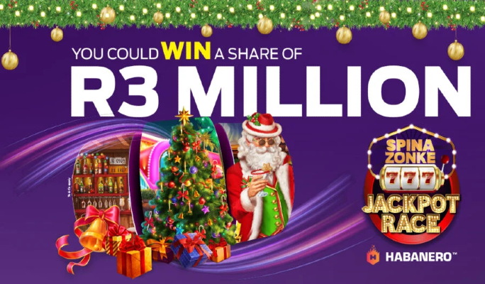Spina Zonke Jackpot Race December 2025 SpinaSlots