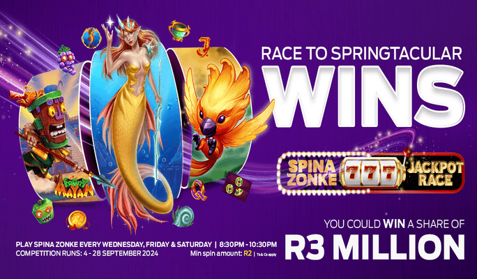 Spina Zonke Jackpot Race September 2024 SpinaSlots