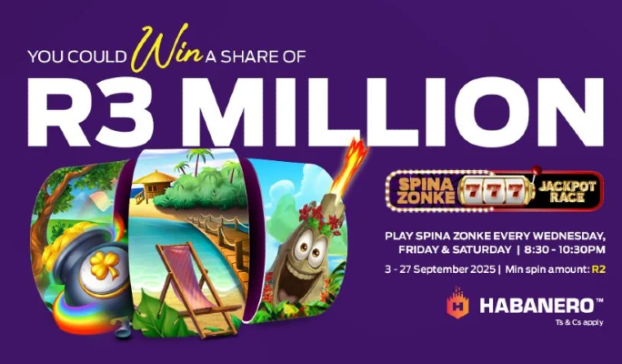 Spina Zonke Jackpot Race September SpinaSlots