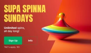 Supa Spinna Sundays at Mzansibet