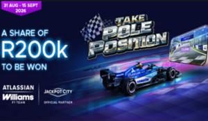 Take Pole Position at Jackpot City & Race for a Share of R200,000