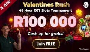 Valentine’s Rush EGT Slots Tournament