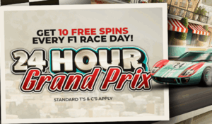 F1 Free Spins Promotion at WSB