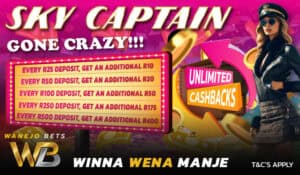 WanejoBets Sky Captain – Air Supply Promotion