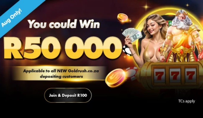 Goldrush New Player August Offer SpinaSlots