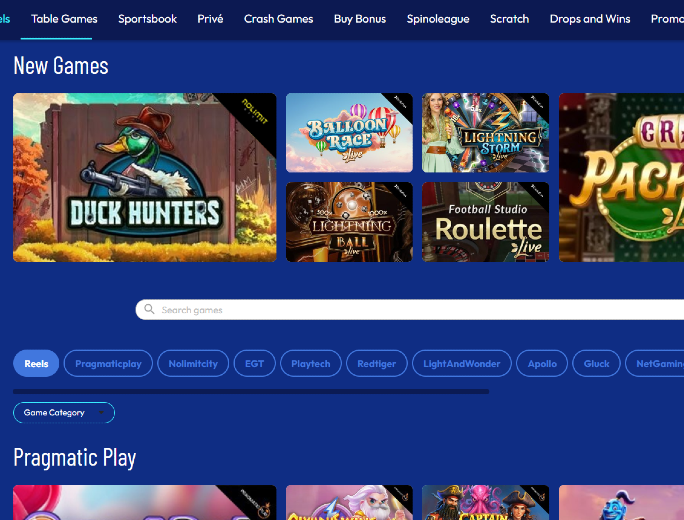 playTSOGO Games Page SpinaSlots