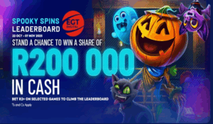 EGT Spooky Spins Leaderboard at playTSOGO